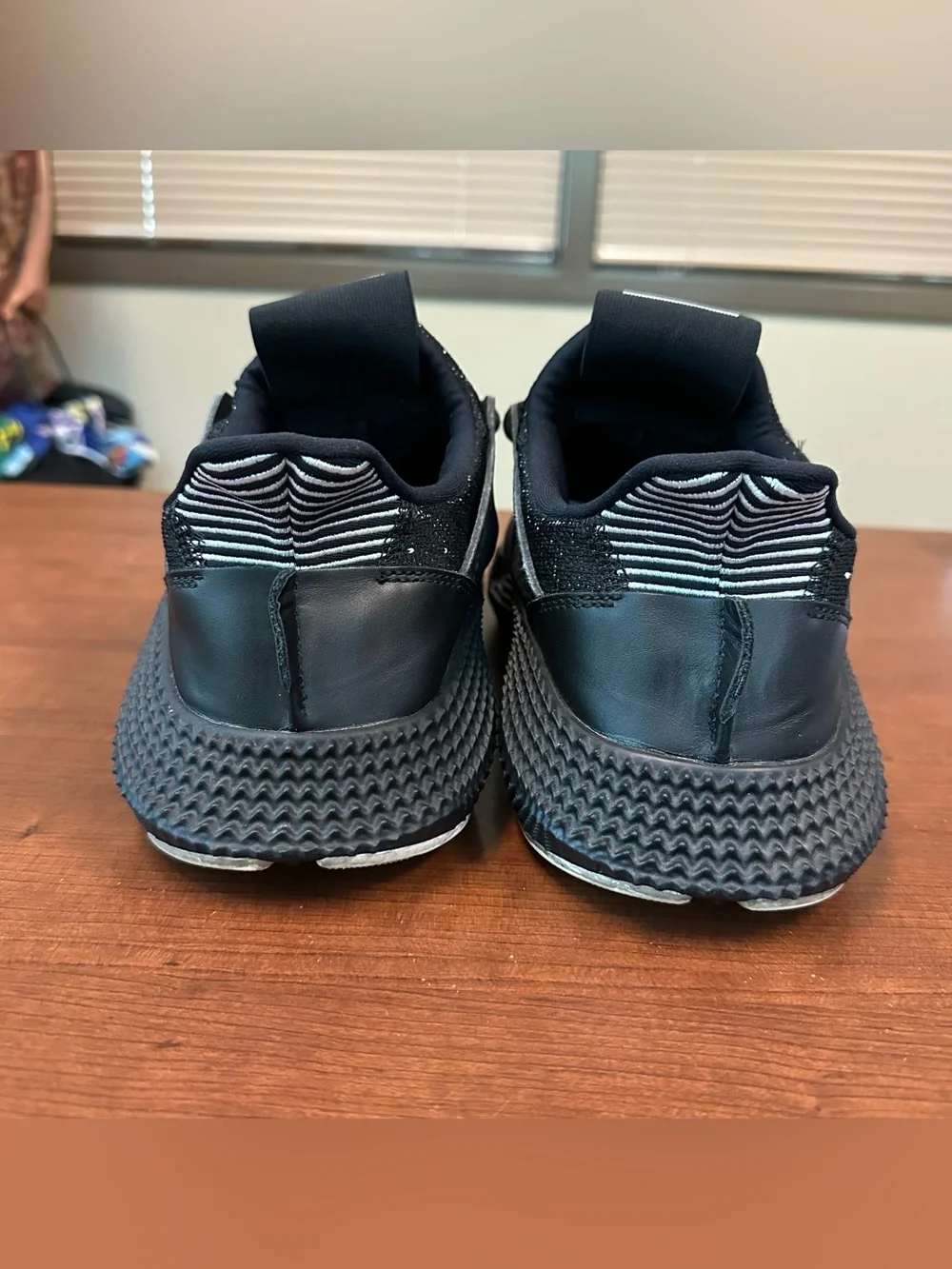 Adidas Prophere Sneakers Mens 9 Black Low Top Lace Up